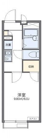 レオパレス立野の物件間取画像